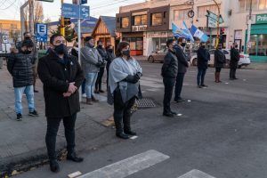Autoridades Provinciales participaron del izamiento por el 25 de Mayo