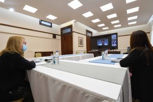 Alicia participó de una mesa de trabajo con CAPROMISA