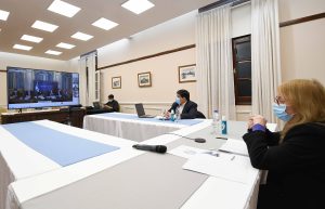 Alicia participó de videoconferencia sobre la campaña de vacunación