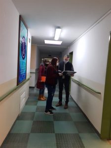 Se realizó recorrido por las instalaciones de la Escuela Especial N° 8 de Caleta Olivia