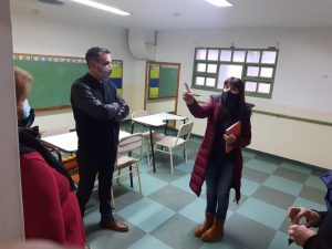 Se realizó recorrido por las instalaciones de la Escuela Especial N° 8 de Caleta Olivia