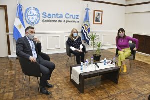 Alicia dialogó con un emprendedor de Caleta Olivia alcanzado por el programa Santa Cruz Produce