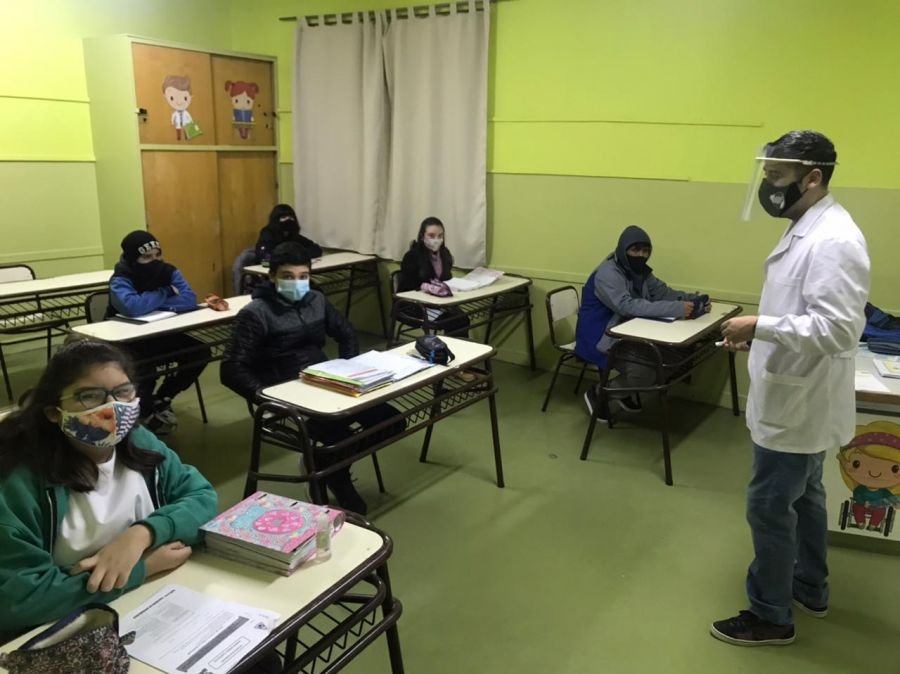 Destacan el trabajo de las escuelas para garantizar el derecho a la educación y a la salud