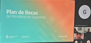 Seguridad participó del lanzamiento del Plan de Becas 2021