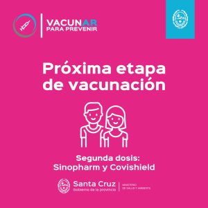 Vacunar para prevenir: Nuevamente se habilitan turnos para primeras y segundas dosis