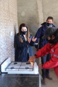 El Gobierno inauguró la obra de extensión de red de gas en Julia Dufour