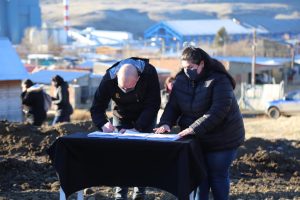 El Gobierno inauguró la obra de extensión de red de gas en Julia Dufour