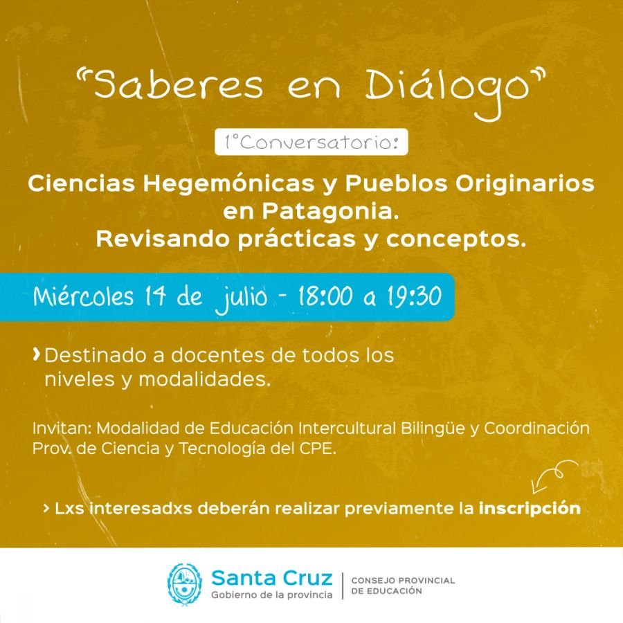Educación realizará el Conversatorio “Saberes en Diálogo” para docentes de todos los niveles educativos