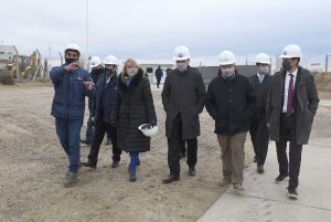 Alicia inauguró la Línea de Alta Tensión Santa Cruz Norte
