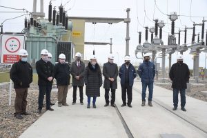 Alicia inauguró la Línea de Alta Tensión Santa Cruz Norte