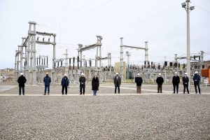 Alicia inauguró la Línea de Alta Tensión Santa Cruz Norte