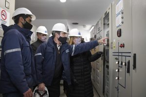 Alicia inauguró la Línea de Alta Tensión Santa Cruz Norte