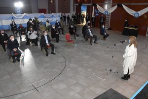 Alicia encabezó el acto central por el 205º Aniversario de la Declaración de la Independencia Argentina