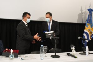 El Gobierno de Santa Cruz participó del acto institucional del 137º Aniversario de Puerto Deseado