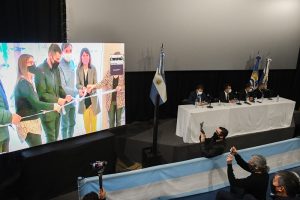 El Gobierno de Santa Cruz participó del acto institucional del 137º Aniversario de Puerto Deseado