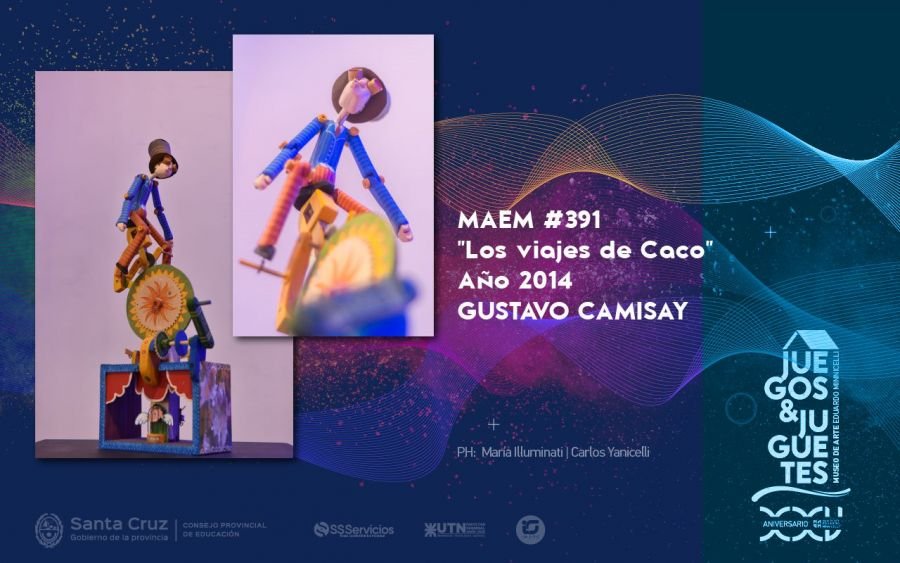 “Juegos & Juguetes” del MAEM: Gustavo Camisay se suma a las presentaciones de obra