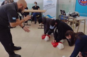 Protección Civil brindó capacitación a vecinos y vecinas de Caleta Olivia