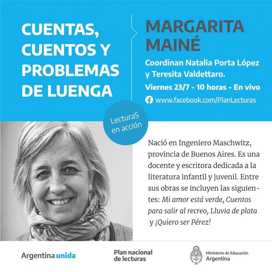Plan Nacional de Lecturas: concretan encuentros de estudiantxs con autorxs e ilustradorxs