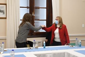 Alicia se reunió con representantes del Ministerio de las Mujeres, Géneros y Diversidad