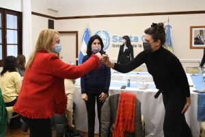Alicia se reunió con representantes del Ministerio de las Mujeres, Géneros y Diversidad