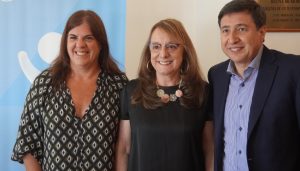 Alicia firmó convenios con el ministro de Desarrollo Social