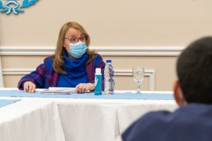 Alicia recibió a trabajadores portuarios de Puerto Deseado