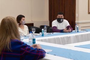 Alicia recibió a trabajadores portuarios de Puerto Deseado