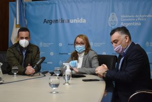Alicia se reunió con el ministro de Agricultura, Ganadería y Pesca