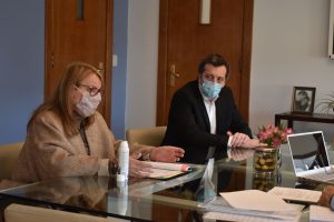 Alicia se reunió con el ministro de Obras Públicas de la Nación