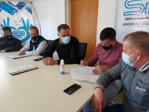 Servicios Públicos realizó la apertura de sobres para la obra de tratamiento de efluentes cloacales en Las Heras
