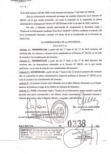 Santa Cruz prorroga el aislamiento obligatorio