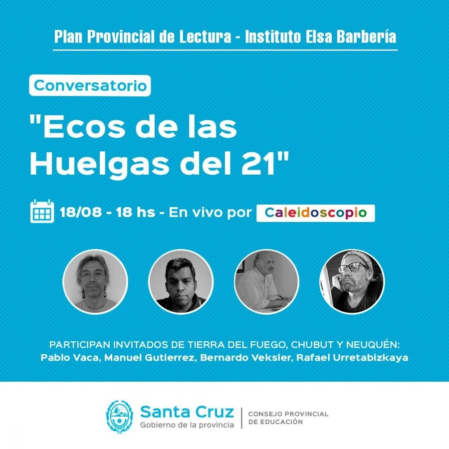 Mañana se concretará el conversatorio “Ecos de las huelgas del 21”