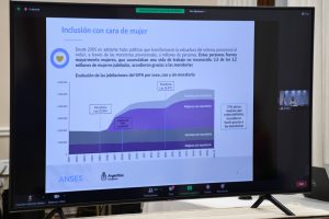 Alicia participó de la presentación de Aportes por Tarea de Cuidados