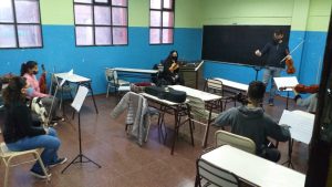 La Escuela Provincial de Música Re Si retomó las clases alternadas y combinadas