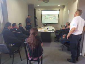 Capacitan a bomberxs en salvamento y extinción de incendios en aeronaves