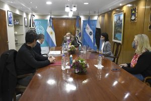 Alicia recibió a autoridades nacionales para desarrollar el potencial de la acuicultura en Santa Cruz
