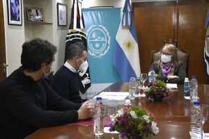 Alicia recibió a autoridades nacionales para desarrollar el potencial de la acuicultura en Santa Cruz
