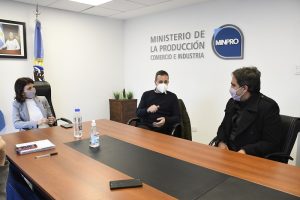 Alicia recibió a autoridades nacionales para desarrollar el potencial de la acuicultura en Santa Cruz