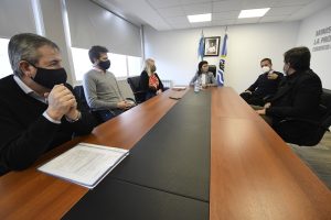 Alicia recibió a autoridades nacionales para desarrollar el potencial de la acuicultura en Santa Cruz