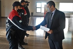 Bomberos participaron del primer curso en el Centro de Entrenamiento y Doctrina Policial