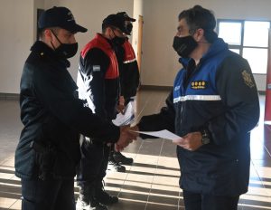 Bomberos participaron del primer curso en el Centro de Entrenamiento y Doctrina Policial