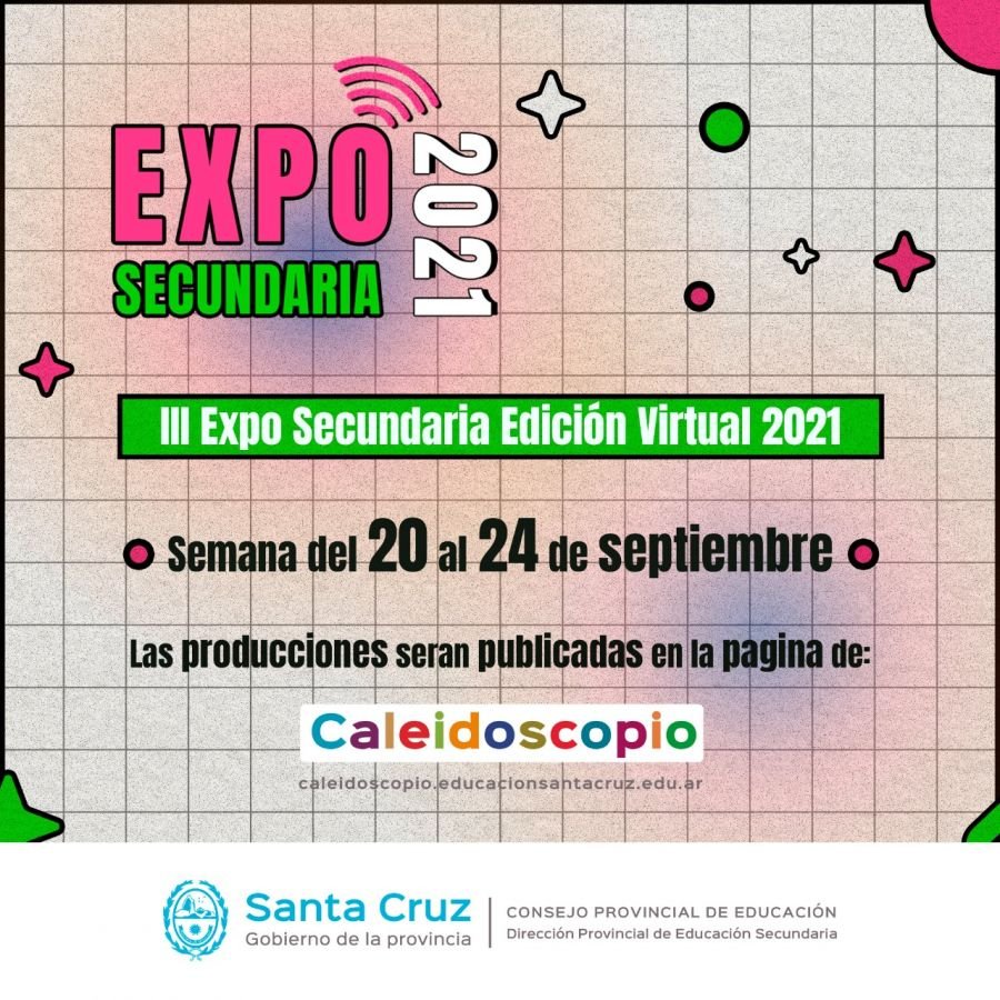 IIIª Expo Secundaria 2021: se concretará del 20 al 24 de septiembre de manera virtual