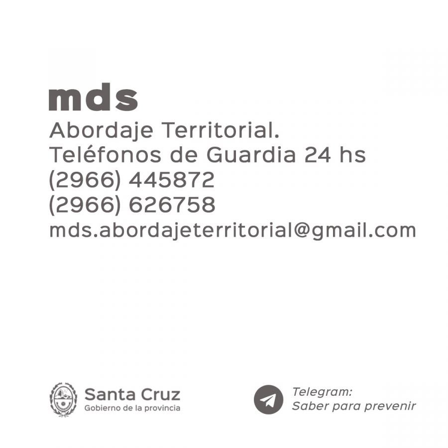 Abordaje Territorial fortalece el acompañamiento a las familias santacruceñas