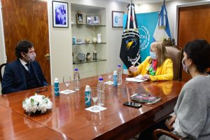 La Gobernadora recibió al CEO del grupo Benetton quien presentó un plan de inversiones para Santa Cruz