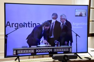 Alicia acompañó la presentación de los nuevos ministros del Gabinete Nacional