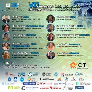 Educación participará del VII Congreso Internacional de dispositivos pedagógicos