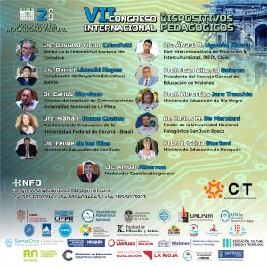 Educación participará del VII Congreso Internacional de dispositivos pedagógicos