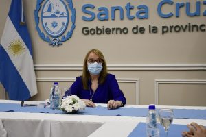 Alicia se reunió con intendentes de localidades santacruceñas en Casa de Gobierno