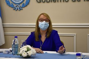 Alicia se reunió con intendentes de localidades santacruceñas en Casa de Gobierno