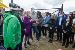 El Gobierno inauguró red de distribución de gas del Bº 22 de Septiembre de Río Gallegos